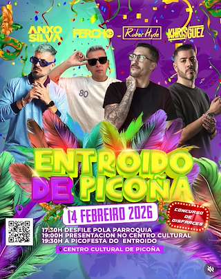 Fechas, información, programa, cartel, imágenes, mapa y ubicación de Carnaval de Picoña (2026) en Salceda de Caselas