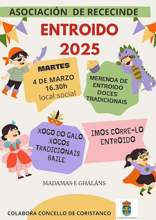 Fechas, información, programa, cartel, imágenes, mapa y ubicación de Carnaval de Rececinde  en  Coristanco