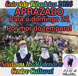 Fechas, información, programa, cartel, imágenes, mapa y ubicación de Carnaval de Ribadetea (2026) en Ponteareas