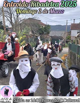 Fechas, información, programa, cartel, imágenes, mapa y ubicación de Carnaval de Ribadetea  en  Ponteareas