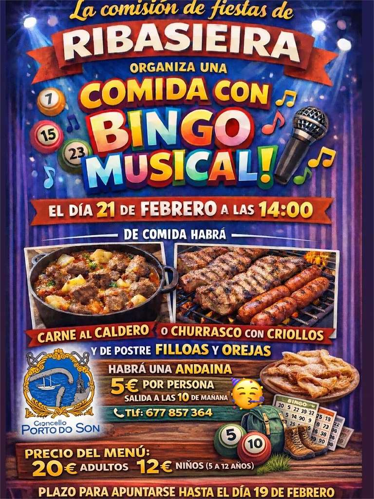 Carnaval de Ribasieira (2026) en Porto do Son