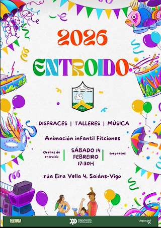 Fechas, información, programa, cartel, imágenes, mapa y ubicación de Carnaval de Saiáns  (2026) en Vigo