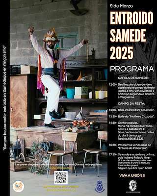 Fechas, información, programa, cartel, imágenes, mapa y ubicación de Carnaval de Samede  en  Paderne