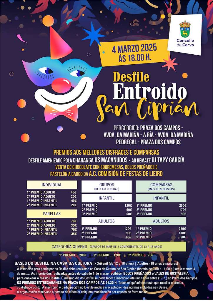 Carnaval de San Ciprián en Cervo