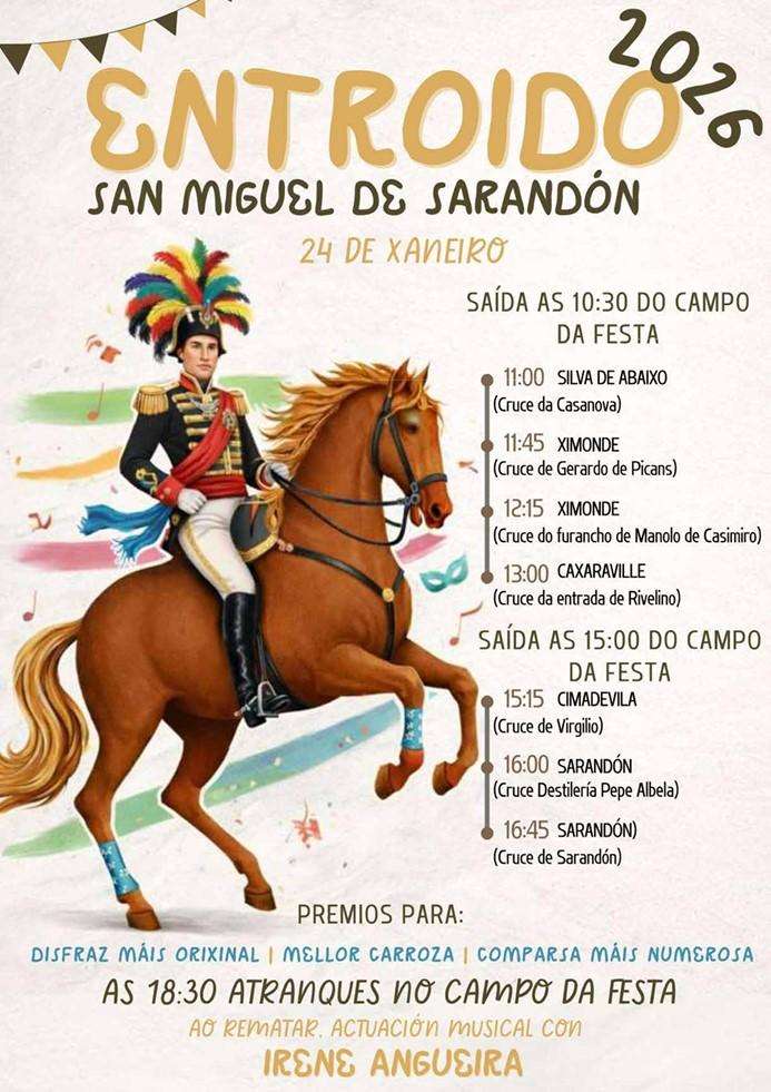 Carnaval de San Miguel de Sarandón en Vedra