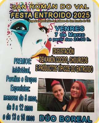 Fechas, información, programa, cartel, imágenes, mapa y ubicación de Carnaval de San Román do Val  en  O Vicedo