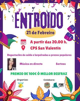 Fechas, información, programa, cartel, imágenes, mapa y ubicación de Carnaval de San Valentín  (2026)  en  Fene