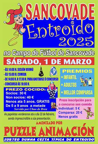 Fechas, información, programa, cartel, imágenes, mapa y ubicación de Carnaval de Sancovade  en  Vilalba