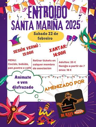 Fechas, información, programa, cartel, imágenes, mapa y ubicación de Carnaval de Santa Mariña  en  Monforte de Lemos