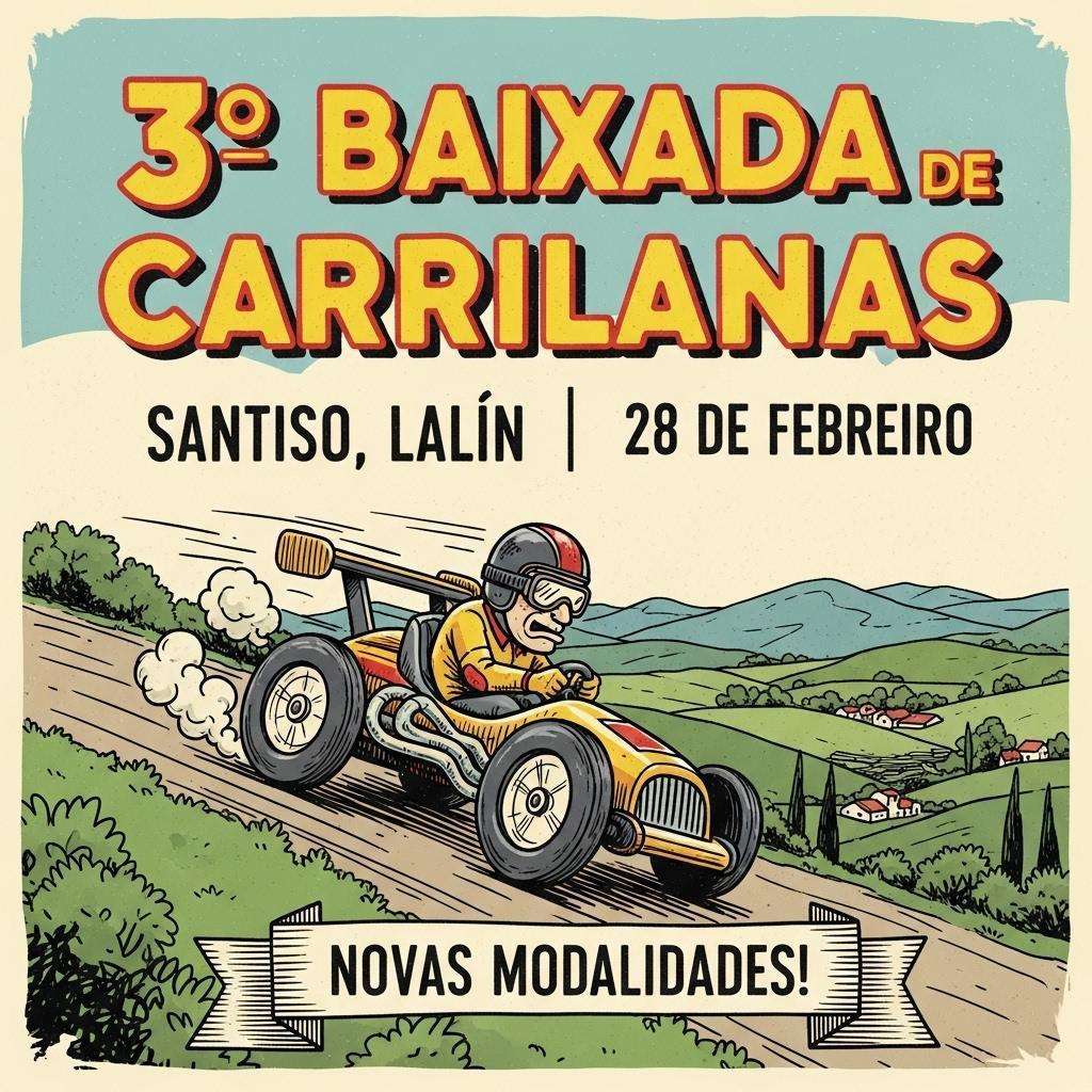 Carnaval de Santiso - III Bajada de Carrilanas  en Lalín