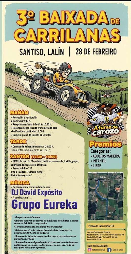 Carnaval de Santiso - III Bajada de Carrilanas  en Lalín