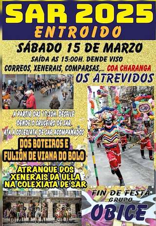 Fechas, información, programa, cartel, imágenes, mapa y ubicación de Carnaval de Sar  en  Santiago de Compostela