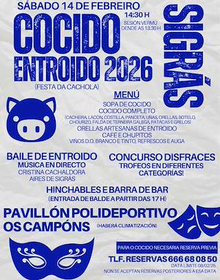 Fechas, información, programa, cartel, imágenes, mapa y ubicación de Carnaval de Sigrás  (2026) en Cambre