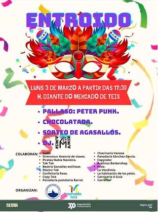 Fechas, información, programa, cartel, imágenes, mapa y ubicación de Carnaval de Teis   en  Vigo