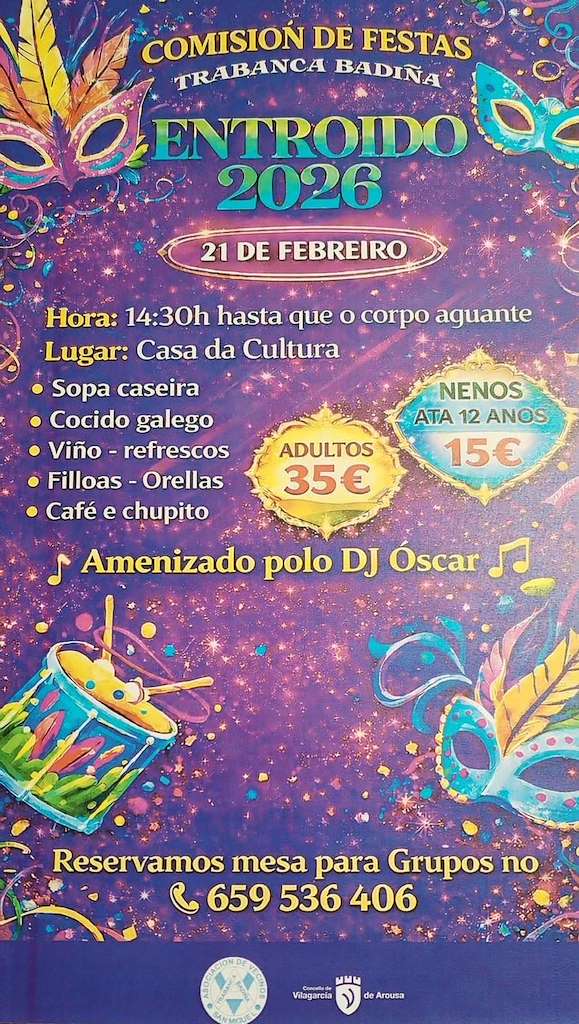 Carnaval de Trabanca Badiña  (2026) en Vilagarcía de Arousa