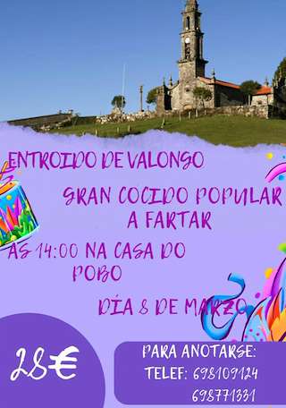 Fechas, información, programa, cartel, imágenes, mapa y ubicación de Carnaval de Valongo  en  Cerdedo-Cotobade