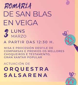 Fechas, información, programa, cartel, imágenes, mapa y ubicación de Carnaval de Veiga  en  Culleredo