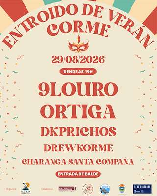 Fechas, información, programa, cartel, imágenes, mapa y ubicación de Carnaval de Verano de Corme (2026)  en  Ponteceso
