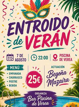 Fechas, información, programa, cartel, imágenes, mapa y ubicación de Carnaval de Verano (2026)  en  Verea