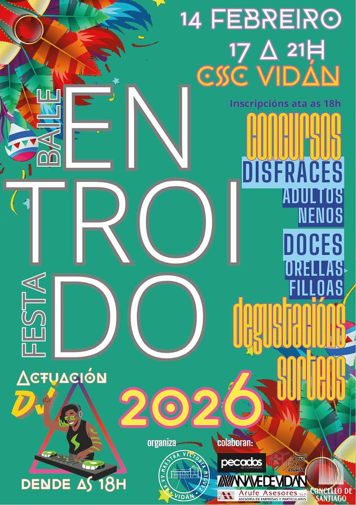 Carnaval de Vidán  en Santiago de Compostela