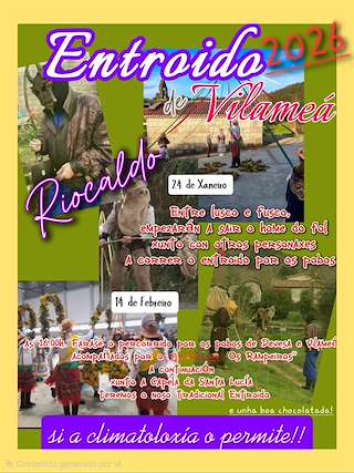 Fechas, información, programa, cartel, imágenes, mapa y ubicación de Carnaval de Vilameá e Devesa (2026) en Lobios