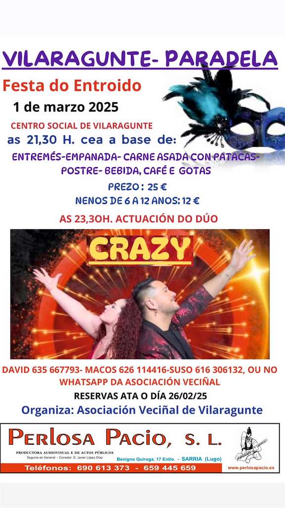 Carnaval de Vilaragunte en Paradela