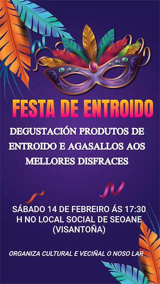 Fechas, información, programa, cartel, imágenes, mapa y ubicación de Carnaval de Visantoña (2026)  en  Santiso