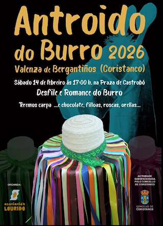 Fechas, información, programa, cartel, imágenes, mapa y ubicación de Carnaval del Burro (2026) en Coristanco