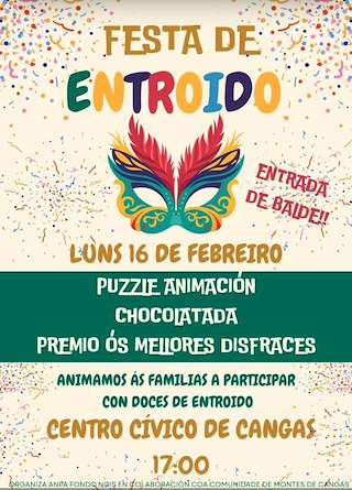 Fechas, información, programa, cartel, imágenes, mapa y ubicación de Carnaval del Centro Cívico (2026)  en  Cangas