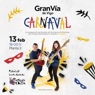 Fechas, información, programa, cartel, imágenes, mapa y ubicación de Carnaval del Centro Comercial Gran Vía (2026) en Vigo