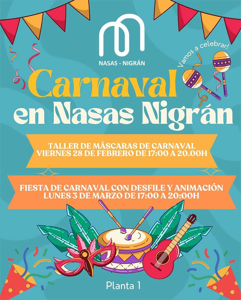 Carnaval del Centro Comercial Nasas en Nigrán