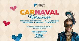 Fechas, información, programa, cartel, imágenes, mapa y ubicación de Carnaval del Centro Comercial Parque Ferrol (2026)