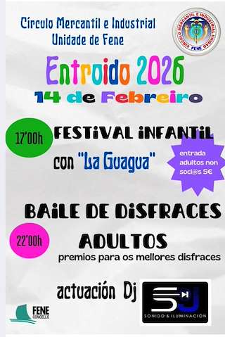 Fechas, información, programa, cartel, imágenes, mapa y ubicación de Carnaval del CMIU  (2026) en Fene