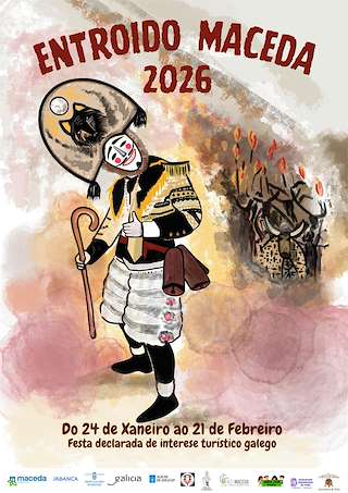 Fechas, información, programa, cartel, imágenes, mapa y ubicación de Carnaval dos Felos (2026)  en  Maceda