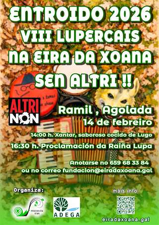 Fechas, información, programa, cartel, imágenes, mapa y ubicación de Carnaval en la Eira da Xoana (2026) en Agolada