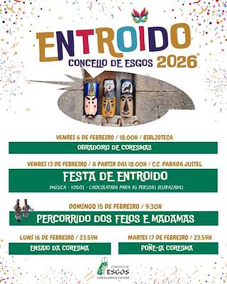 Fechas, información, programa, cartel, imágenes, mapa y ubicación de Carnaval (2026) en Esgos