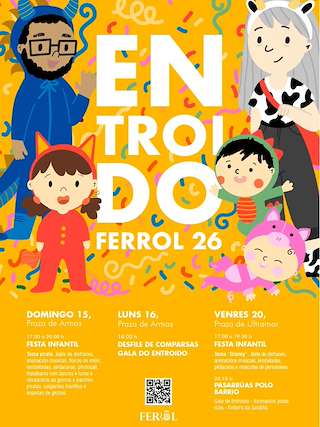 Fechas, información, programa, cartel, imágenes, mapa y ubicación de Carnaval (2026) en Ferrol