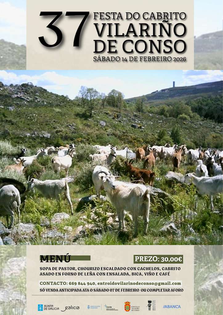 Carnaval - XXXVII Festa do Cabrito (2026) en Vilariño de Conso