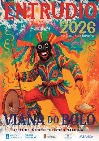 Fechas, información, programa, cartel, imágenes, mapa y ubicación de Carnaval - Fiesta de la Androlla (2026) en Viana do Bolo