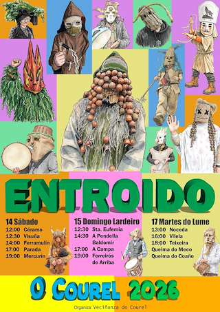 Fechas, información, programa, cartel, imágenes, mapa y ubicación de Carnaval (2026) en Folgoso do Courel