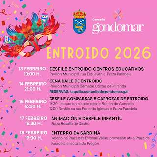 Fechas, información, programa, cartel, imágenes, mapa y ubicación de Carnaval (2026) en Gondomar