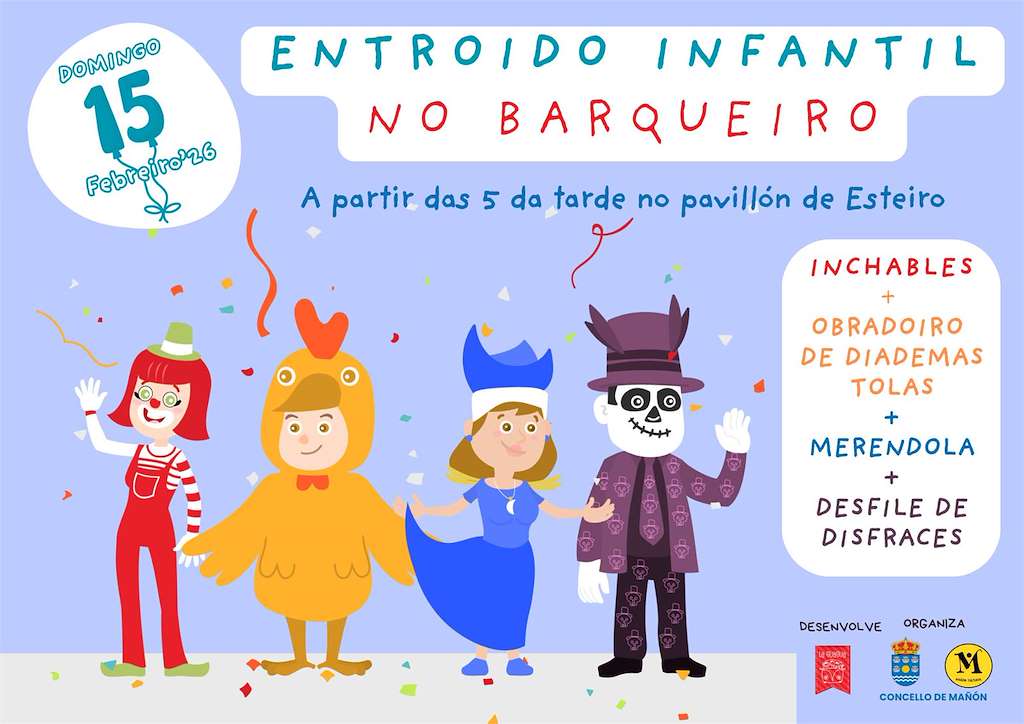 Carnaval Infantil de O Barqueiro (2026) en Mañón