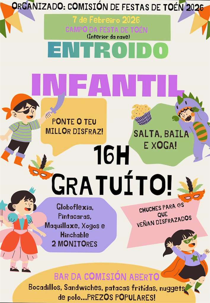 Carnaval Infantil en Toén