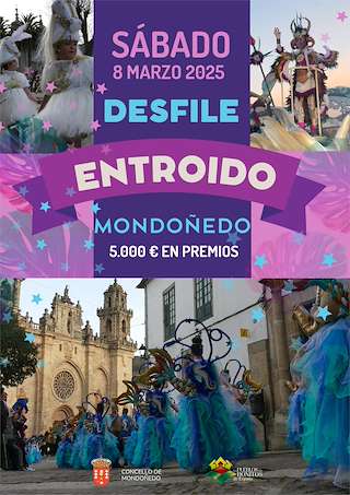 Fechas, información, programa, cartel, imágenes, mapa y ubicación de Carnaval  en  Mondoñedo