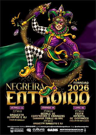 Fechas, información, programa, cartel, imágenes, mapa y ubicación de Carnaval (2026) en Negreira
