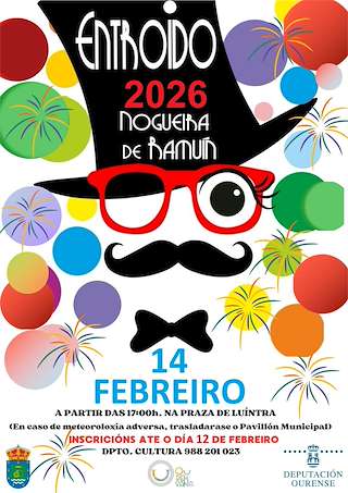 Fechas, información, programa, cartel, imágenes, mapa y ubicación de Carnaval (2026) en Nogueira de Ramuín