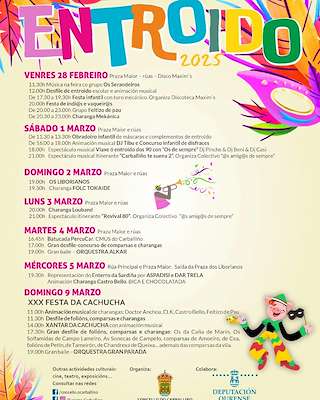 Fechas, información, programa, cartel, imágenes, mapa y ubicación de Carnaval  en  O Carballiño