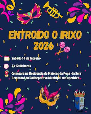 Fechas, información, programa, cartel, imágenes, mapa y ubicación de Carnaval (2026) en O Irixo