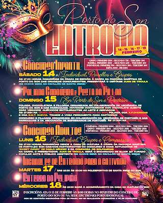 Fechas, información, programa, cartel, imágenes, mapa y ubicación de Carnaval  en  O Porto do Son