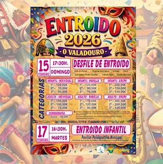 Fechas, información, programa, cartel, imágenes, mapa y ubicación de Carnaval (2026) en O Valadouro